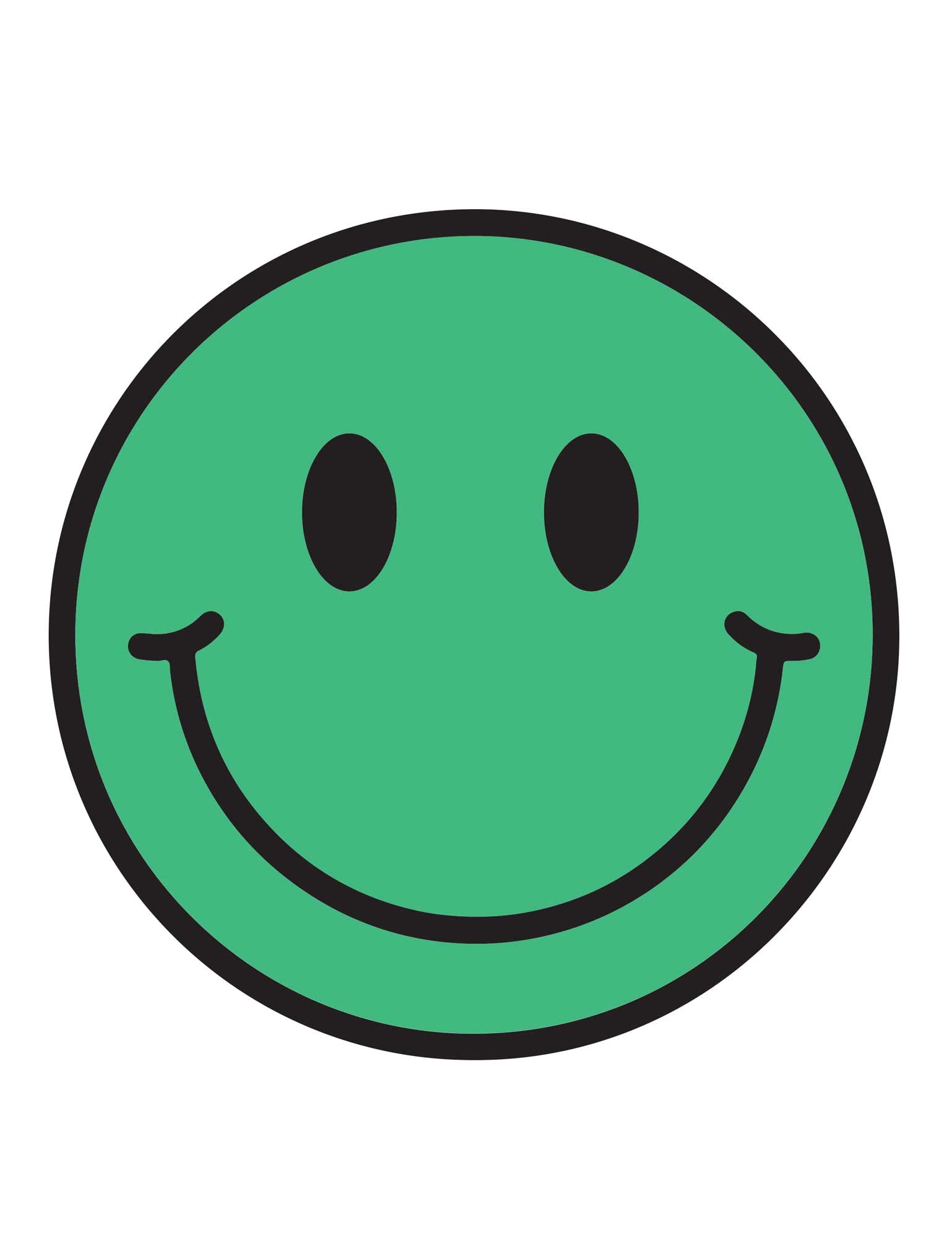 Apple Pop Green Smiley – Strijktransfers
