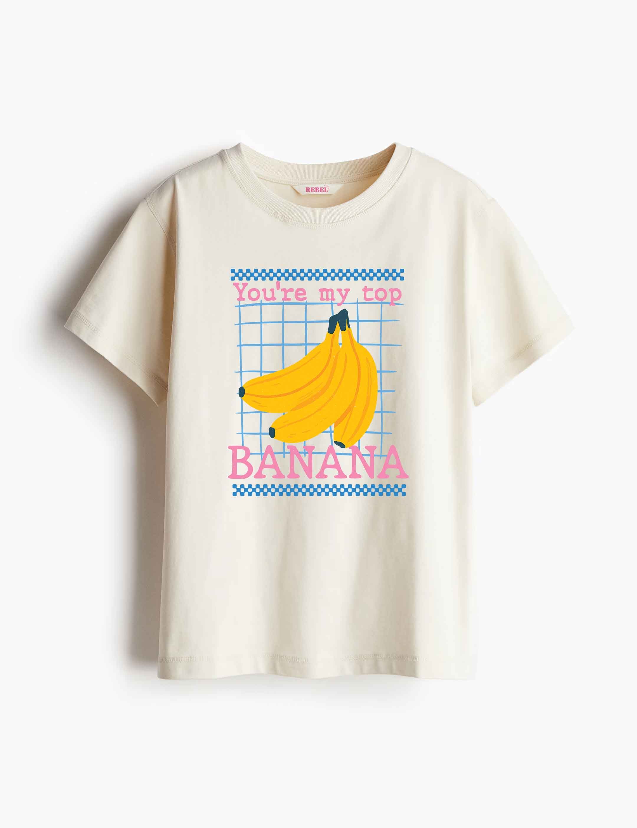 Banana – Fruit Parade – Strijktransfer – op een T-shirt