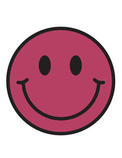 Berry Bold Smiley – Strijktransfers