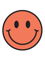 Bittersweet Orange Smiley – Strijktransfers