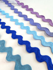 Lilac zigzag trim 13 mm