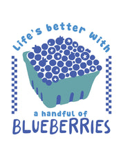 Blueberries – Fruit Parade – Strijktransfer