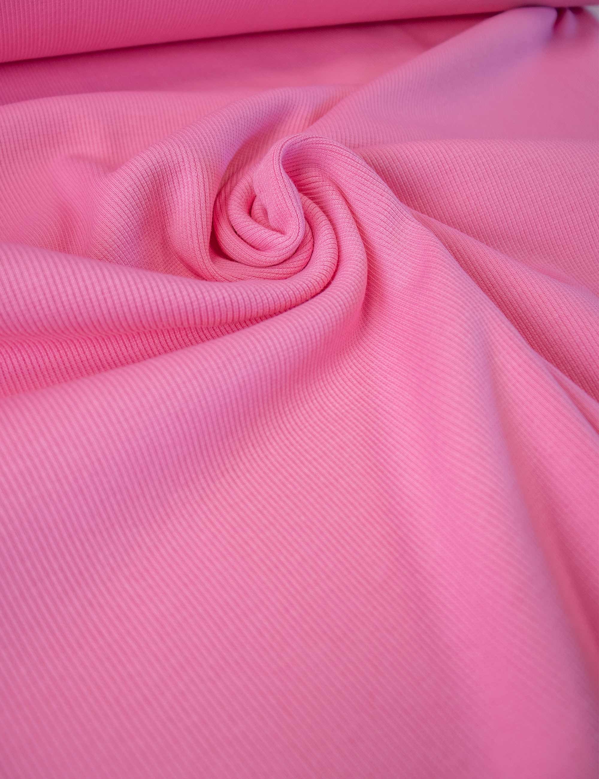 Bubble Pink | 2×1 ribbing | 125 cm wide