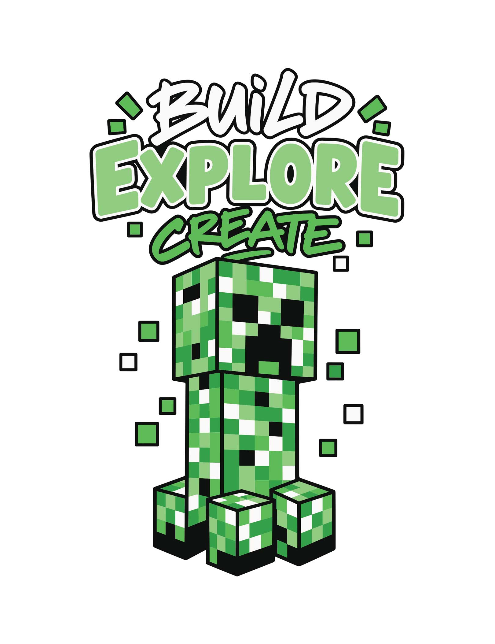Build Explore Create DTF-strijktransfer uit Play Days