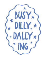 Busy Dilly Dallying - Hand Drawn – Strijktransfer