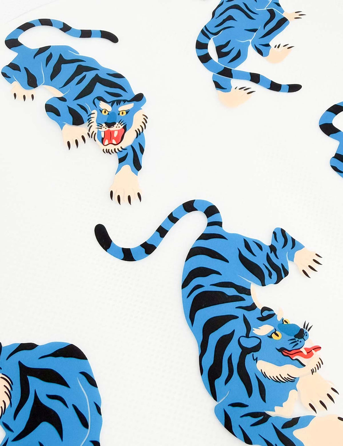 Blue Tiger - Carousel Clash – All-over transfervel