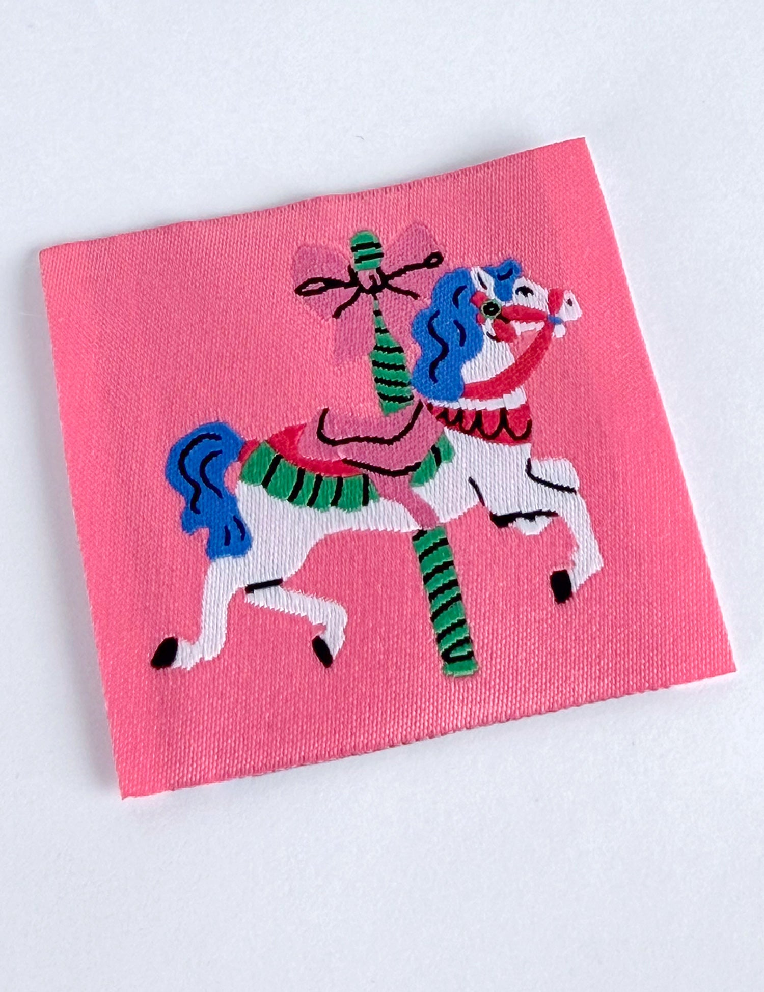 Carousel Horse – Geweven naailabel