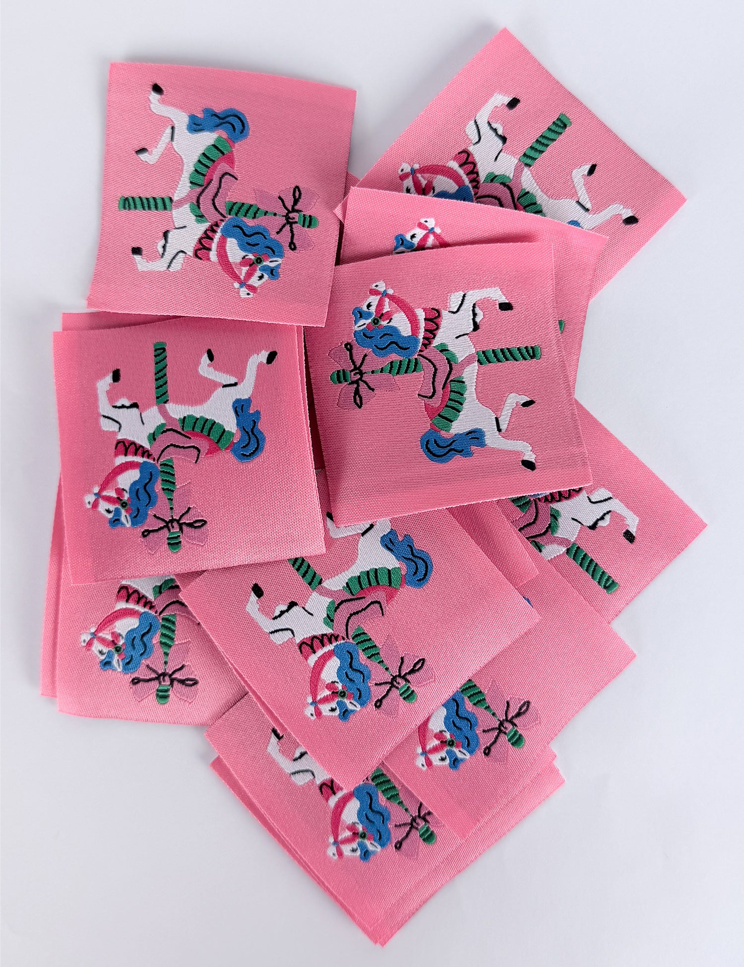 Carousel Horse – Geweven naailabel