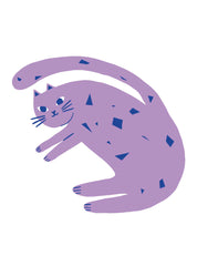 Cat Lilac Blue – Strijktransfer