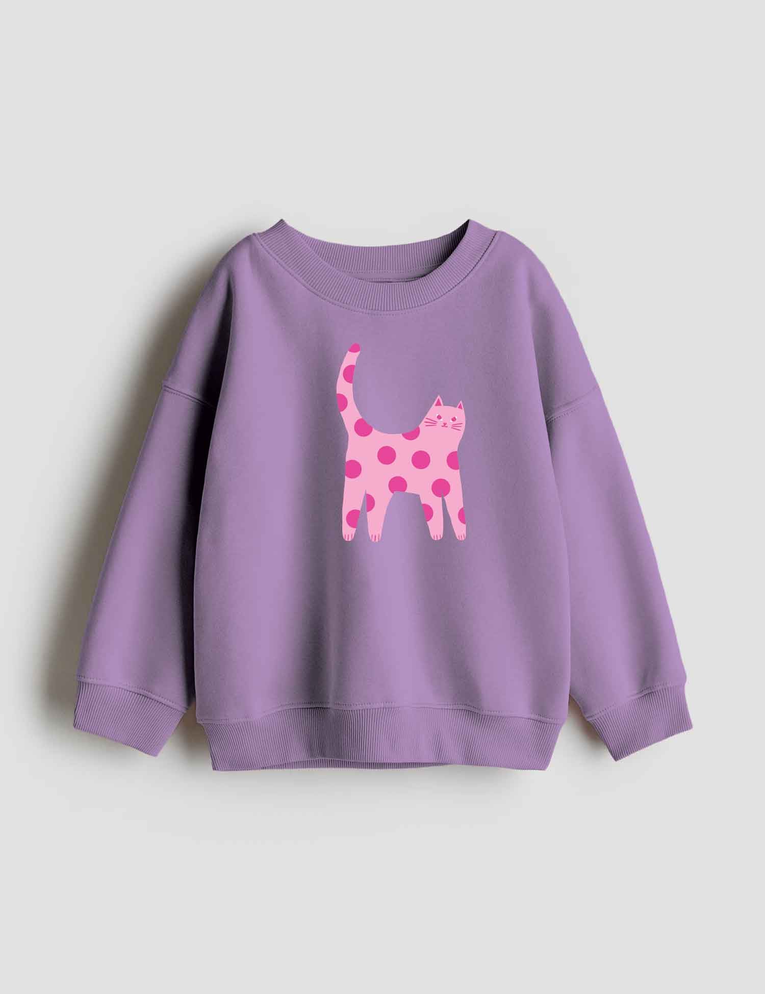 Cat Pink Pearl – Strijktransfer – op een trui