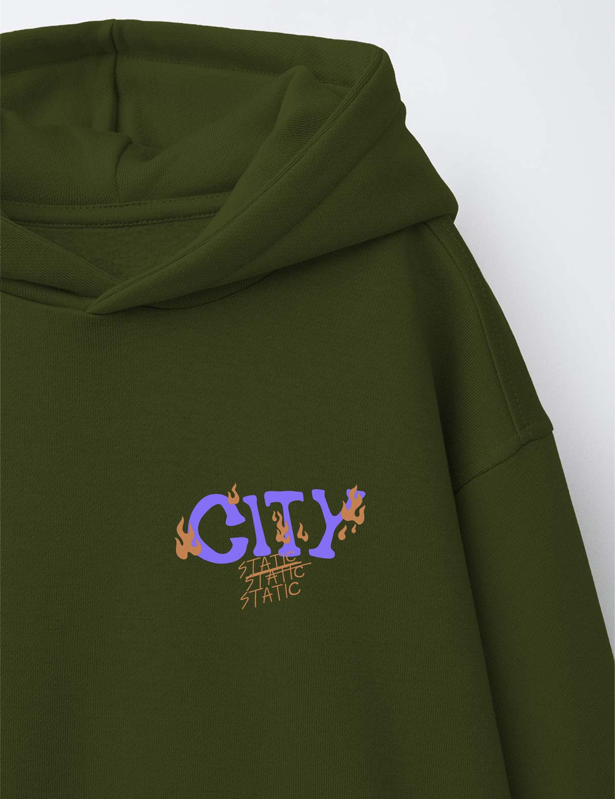 City Static S - Urban Noise – Strijktransfer – op een trui
