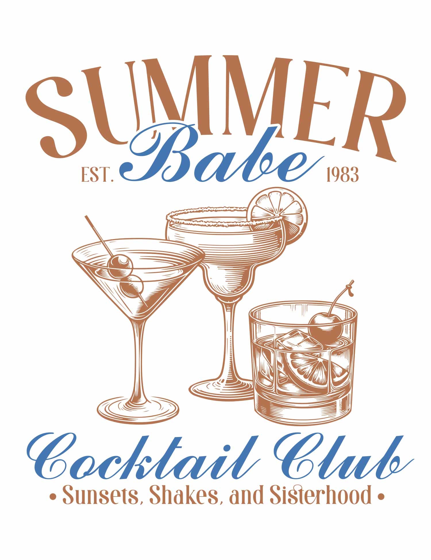 Cocktail Club - Summer Cocktails – Strijktransfer