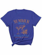 Cocktail Club - Summer Cocktails – Strijktransfer – op een T-shirt