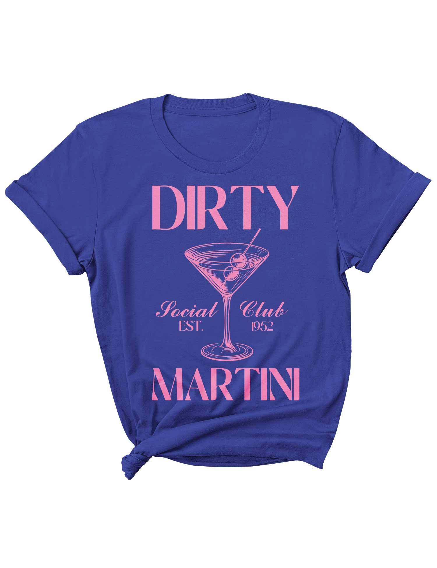 Dirty Martini - Summer Cocktails – Strijktransfer – op een T-shirt