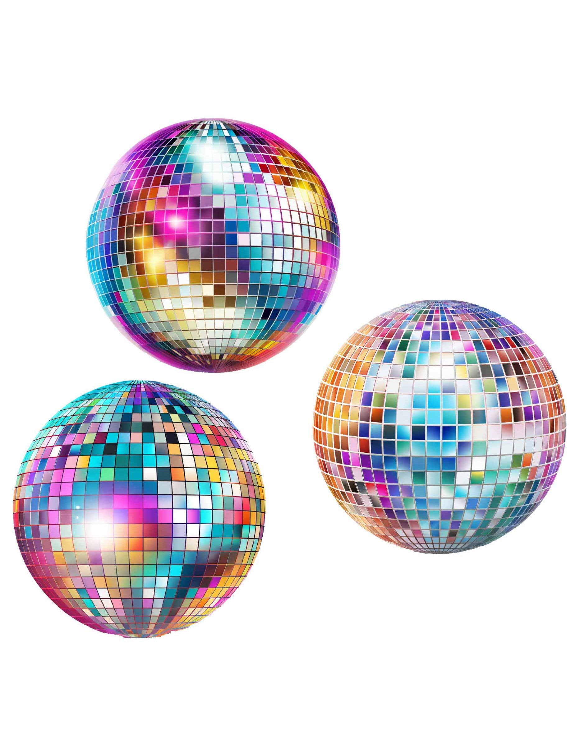Disco Bal Mix – All-over transfervel – overzicht