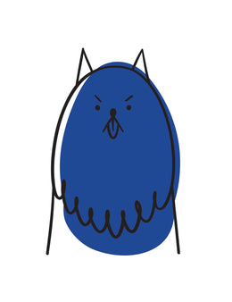 Dog Royal Blue – Strijktransfer