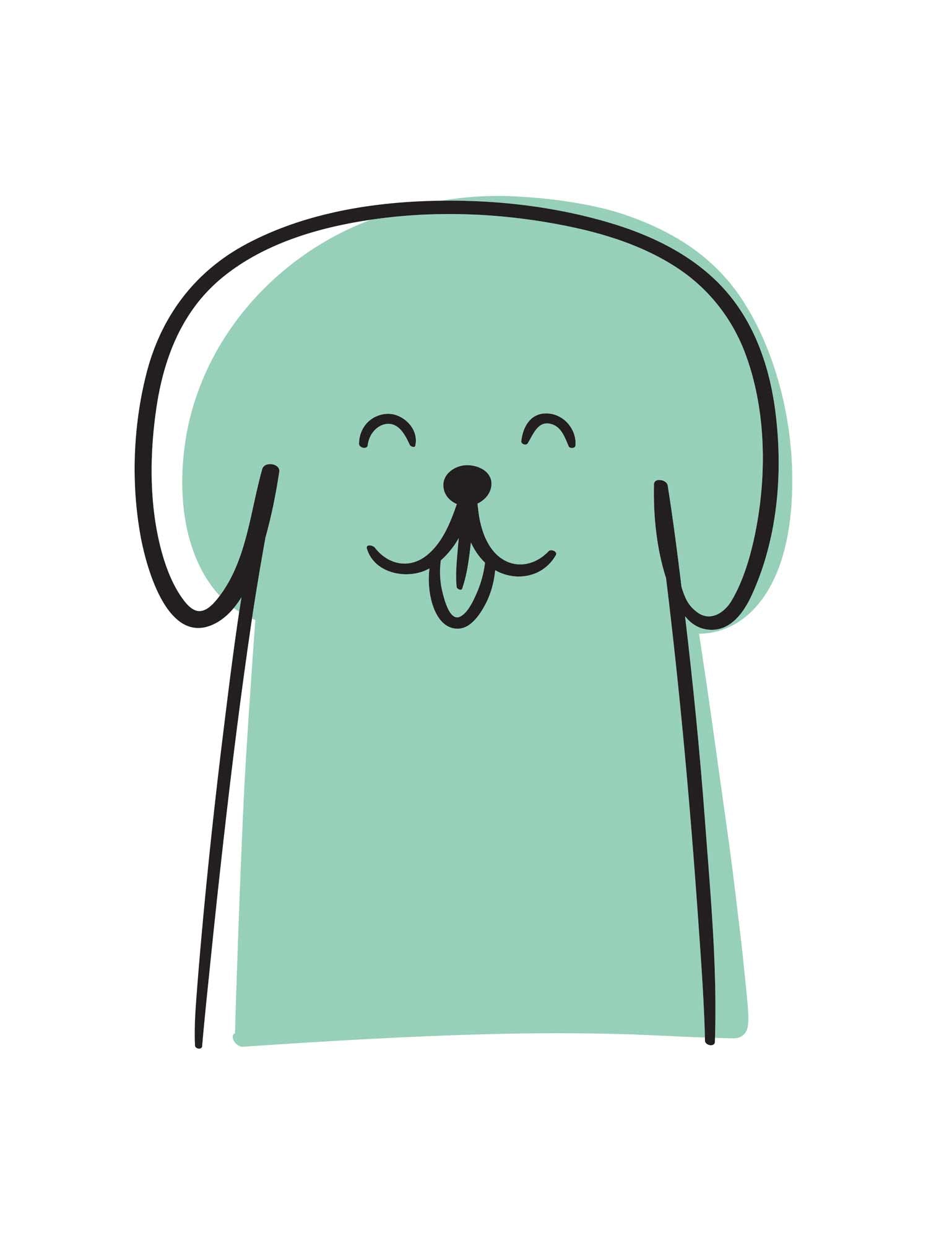 Dog Mint Vibe – Strijktransfer