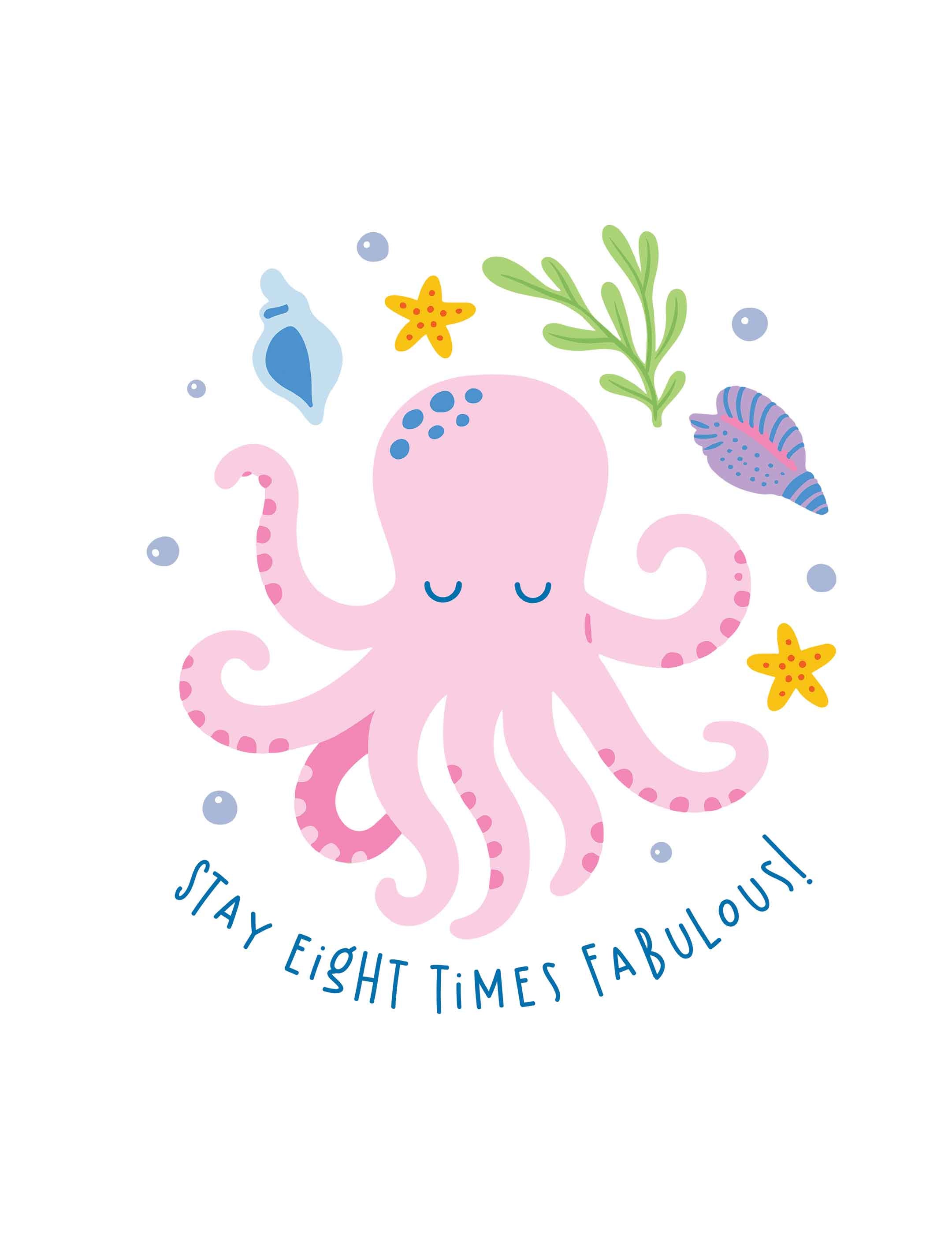 Stay Eight Times Fabulous - Ocean Dreamers – Strijktransfer