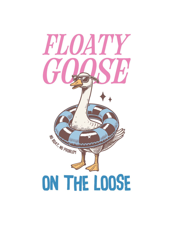 Floaty Goose – Summer Goose Club – Strijktransfer