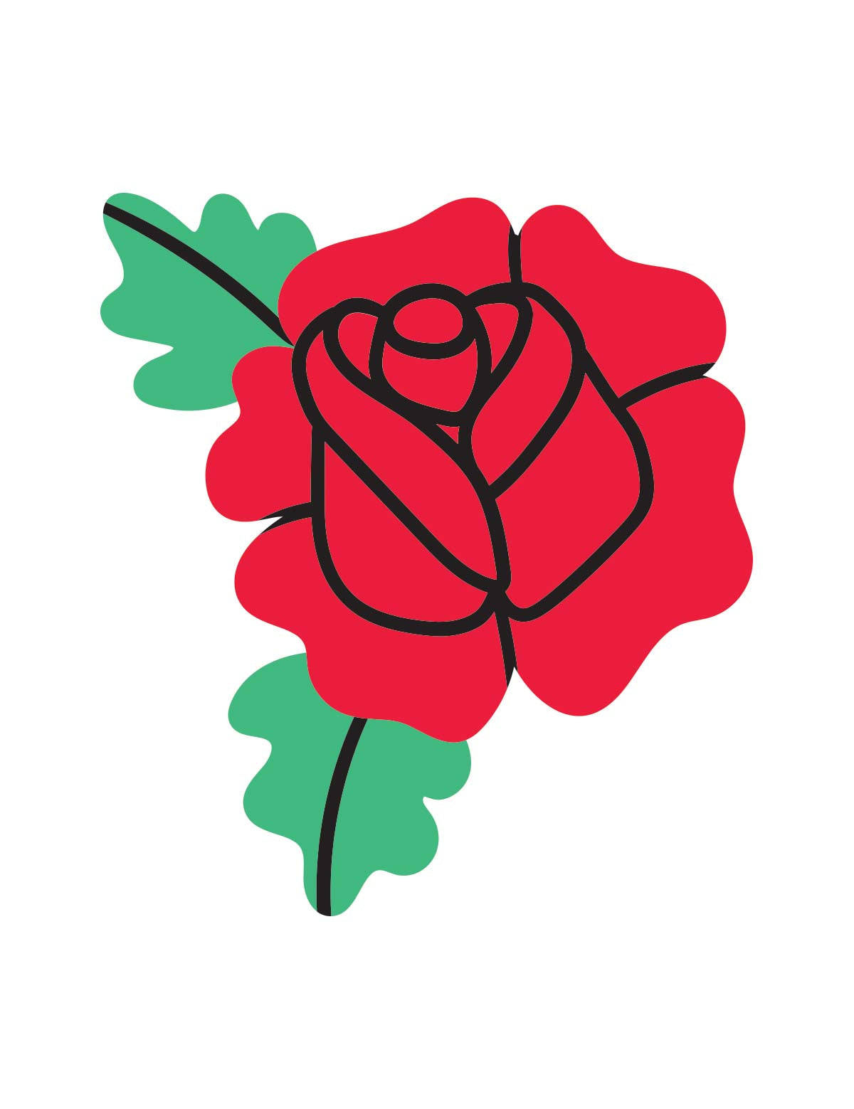 Rebel Rose - Carousel Clash – Strijktransfer