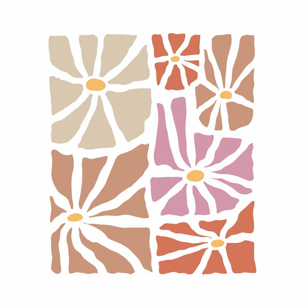Flowers - Boho Fall – Strijktransfer