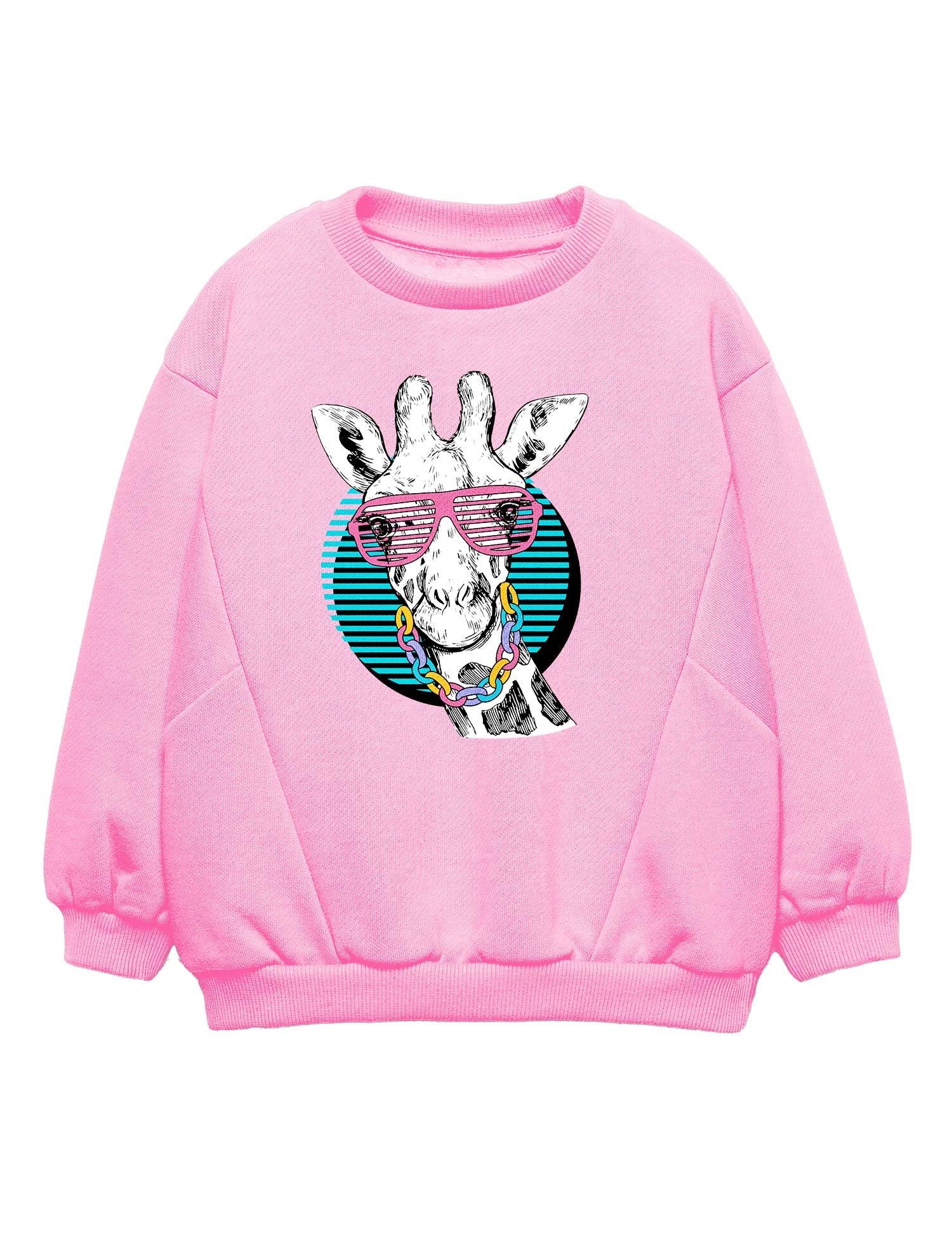 Giraffe - 90's Animals – Strijktransfers – op een trui