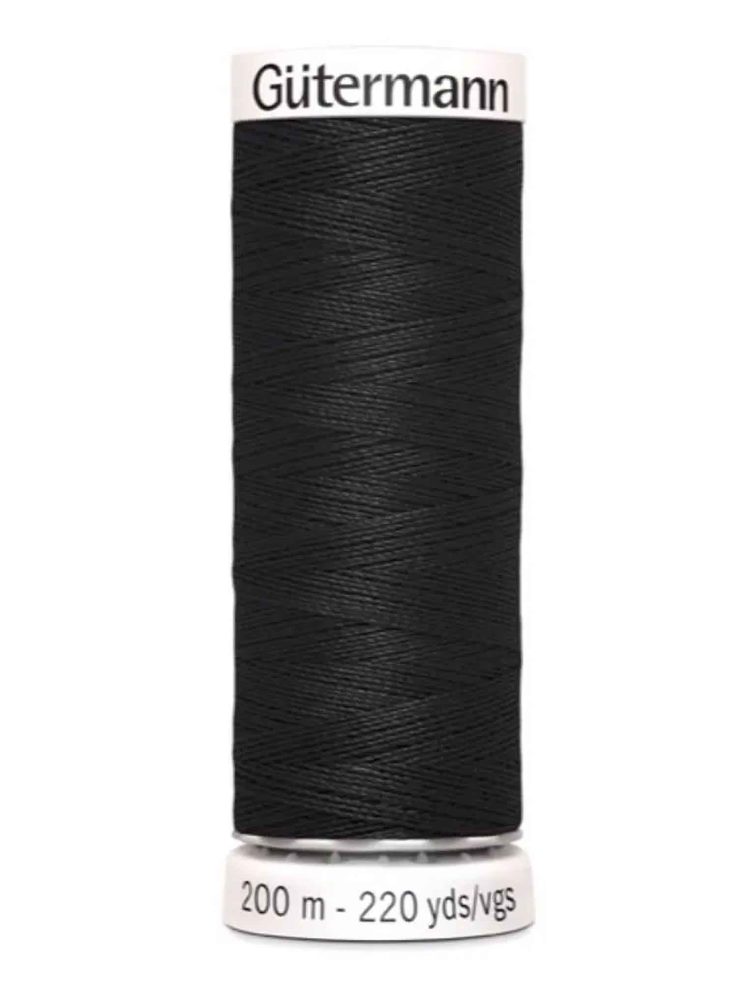 Gütermann Allesnaaigaren 200 m - #000 - Static Black