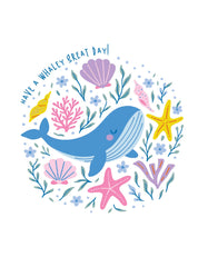 Have a Whaley Great Day - Ocean Dreamers – Strijktransfer