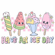 Have an ice day - Pink Summer – Strijktransfer