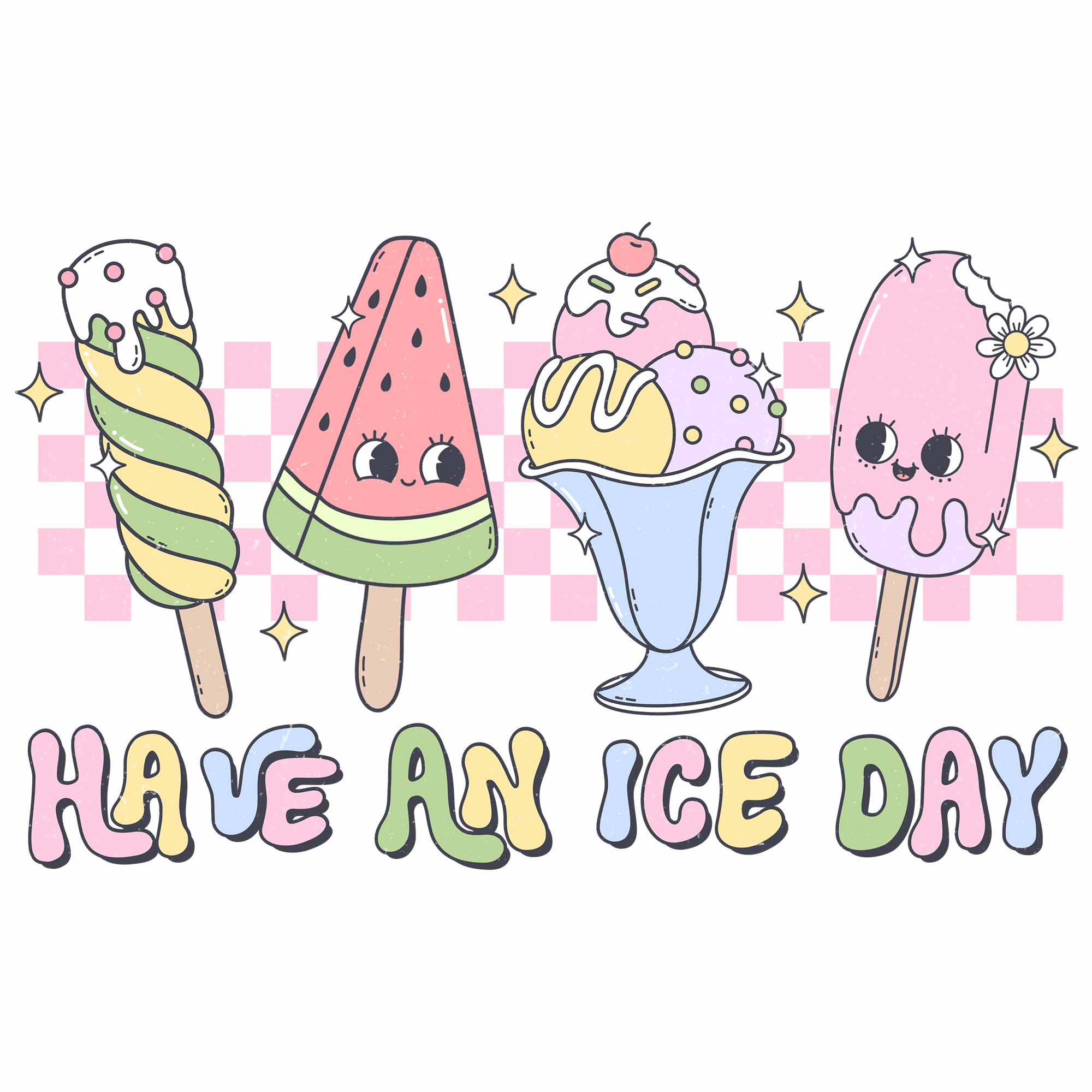 Have an ice day - Pink Summer – Strijktransfer