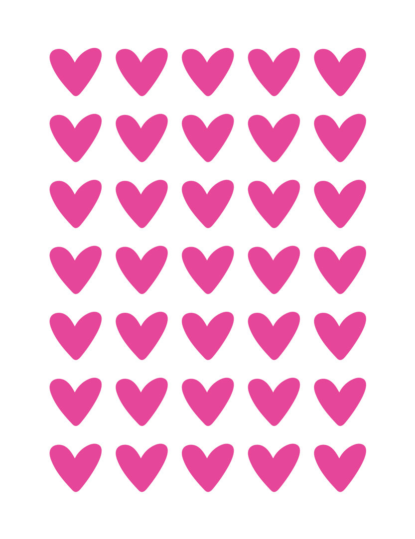 Hearts Pink Punch – All-over transfervel