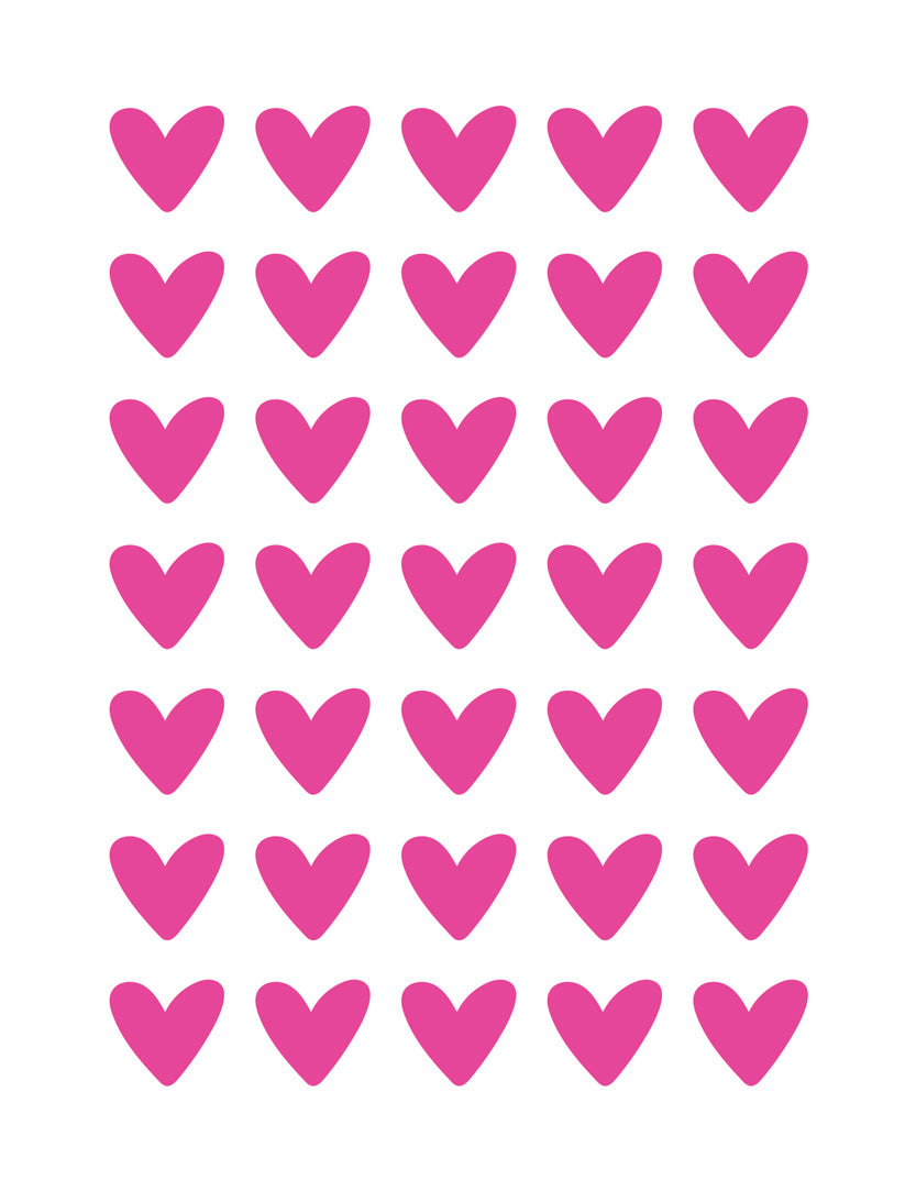 Hearts Pink Punch – All-over transfervel