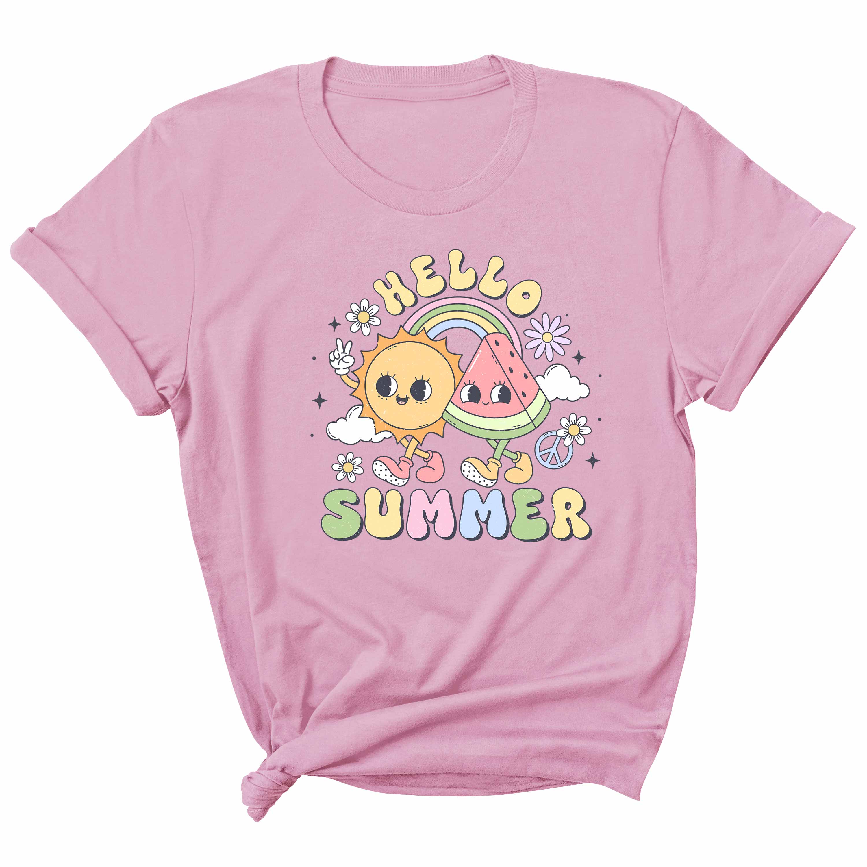 Hello Summer - Pink Summer – Strijktransfer