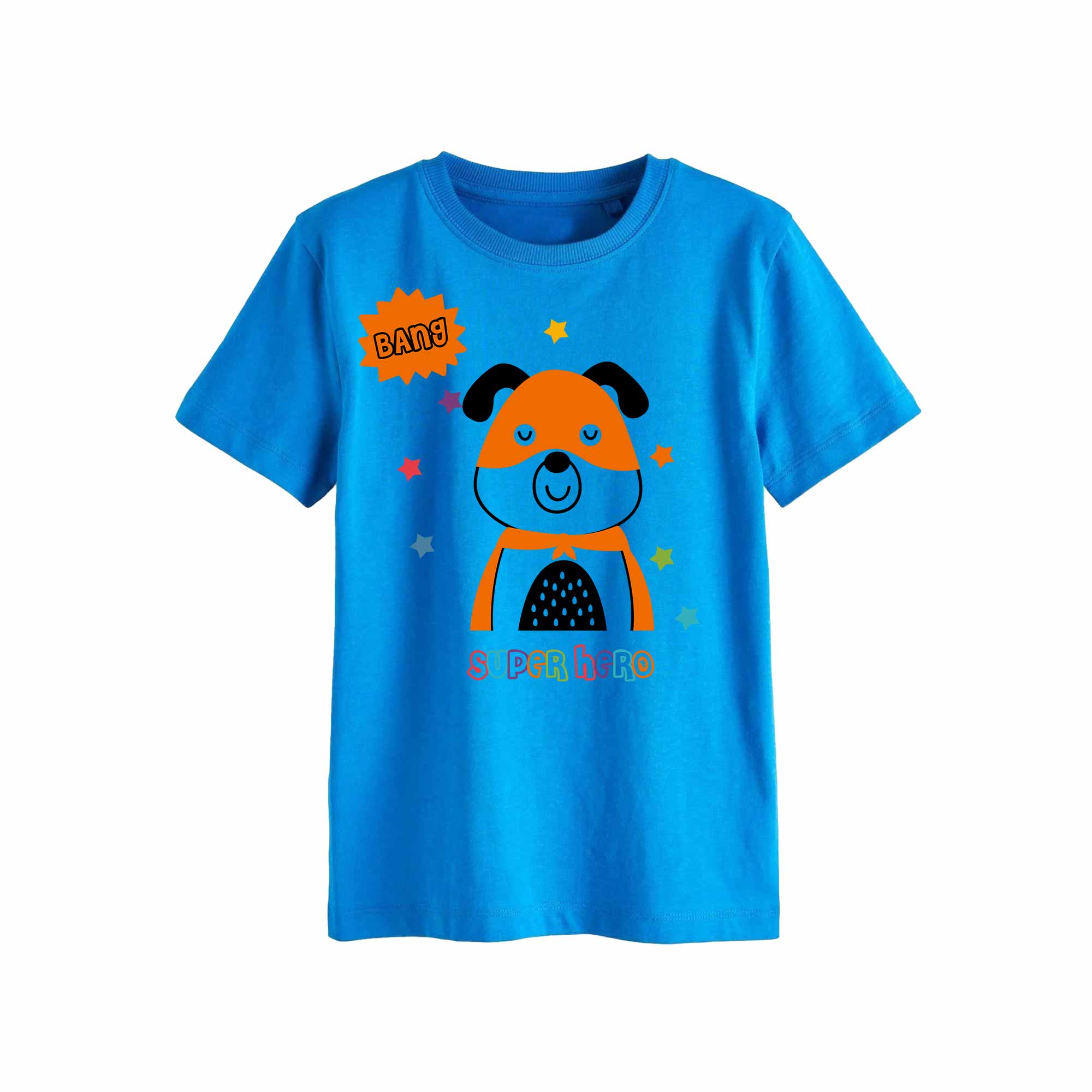 Hond - Super Hero – Strijktransfer