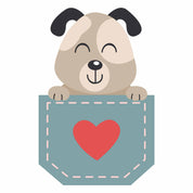 Hond - Pocket Fun – Strijktransfer