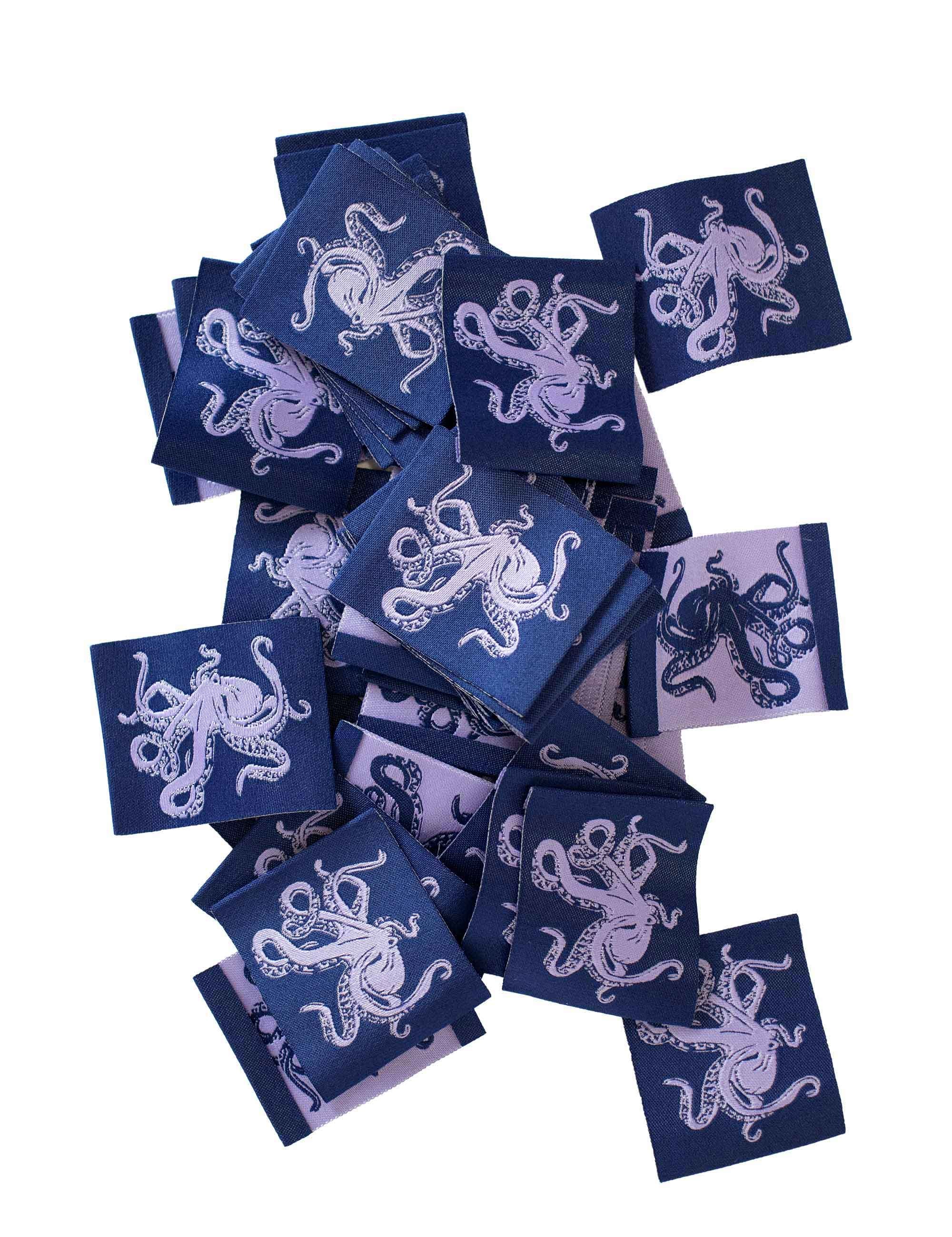 Octopus – Geweven naailabel