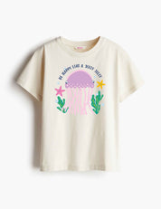 Be Happy Like a Jolly Jelly - Ocean Dreamers – Strijktransfer – op een T-shirt