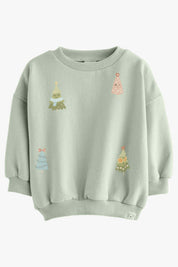 Kerstbomen Girls Groen – All-over transfervel
