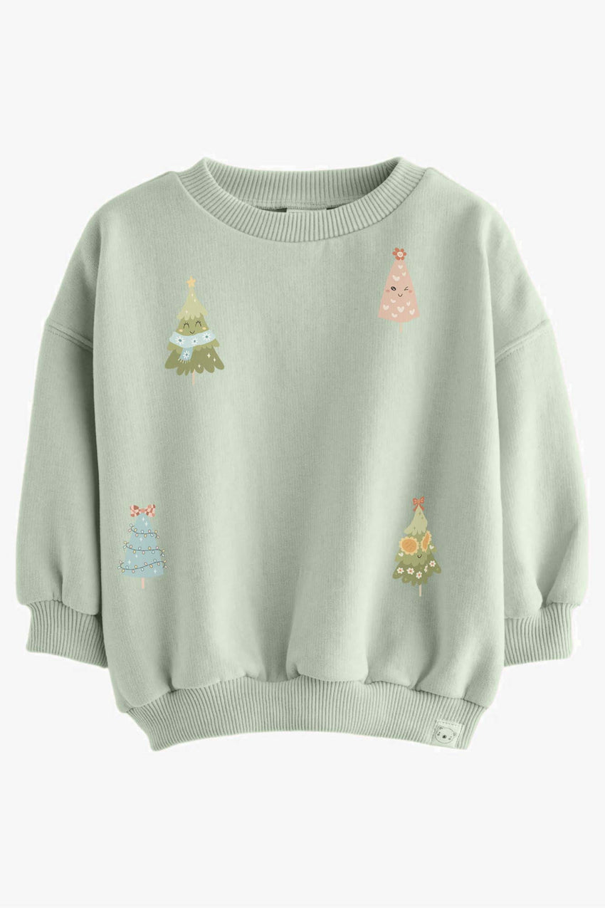 Kerstbomen Girls Groen – All-over transfervel