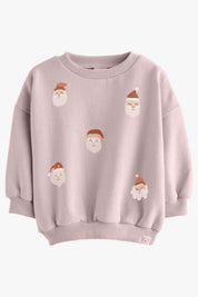 Kerstmannen – All-over transfervel – op een trui