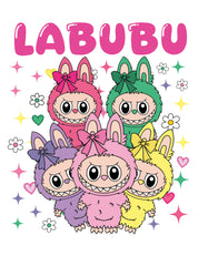 Rainbow Crew – Labubu – Strijktransfer