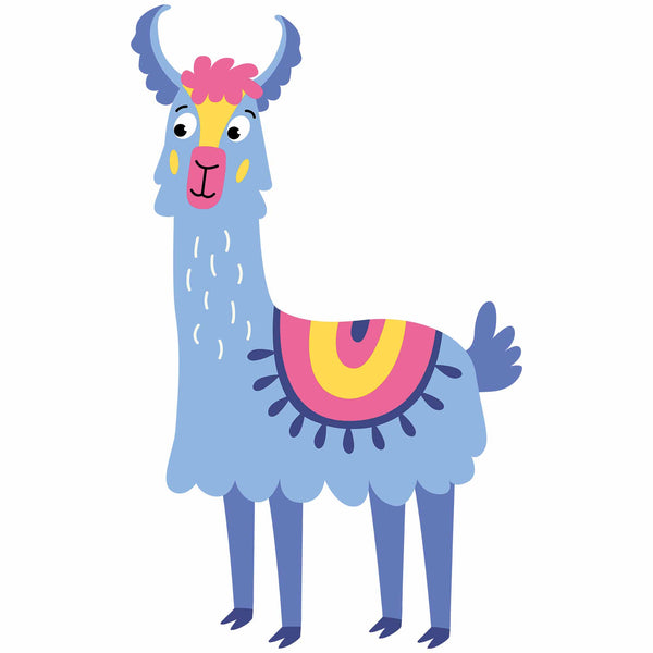 Lama 3 - Funny Lama – Strijktransfer