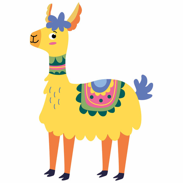 Lama 5 - Funny Lama – Strijktransfer