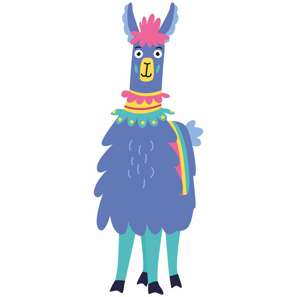 Lama 8 - Funny Lama – Strijktransfer