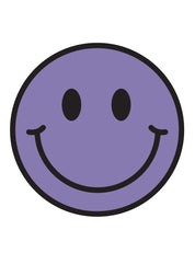 Lavender Purple Smiley – Strijktransfers