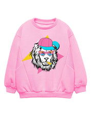 Leeuw - 90's Animals – Strijktransfers – op een trui