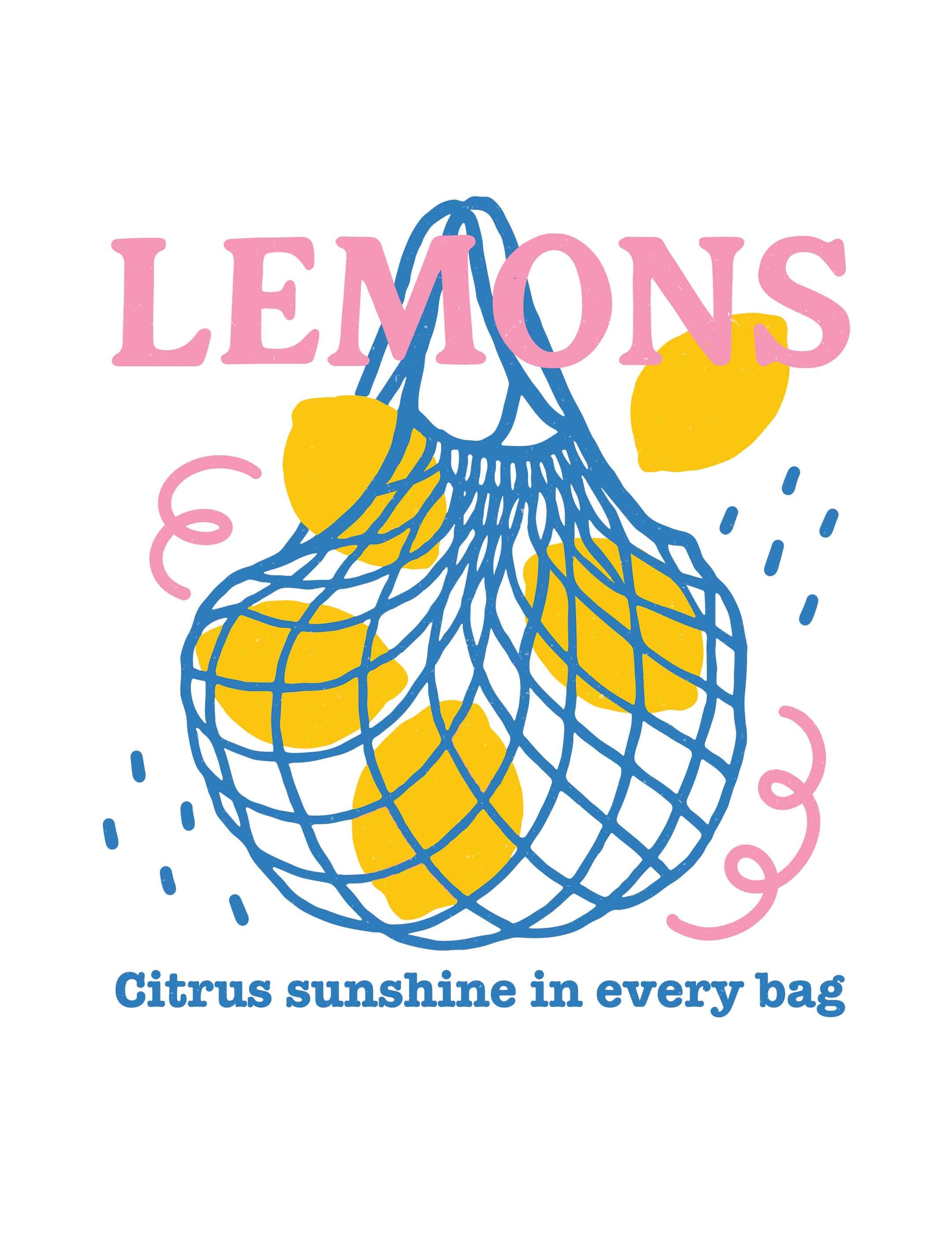 Lemons – Fruit Parade – Strijktransfer