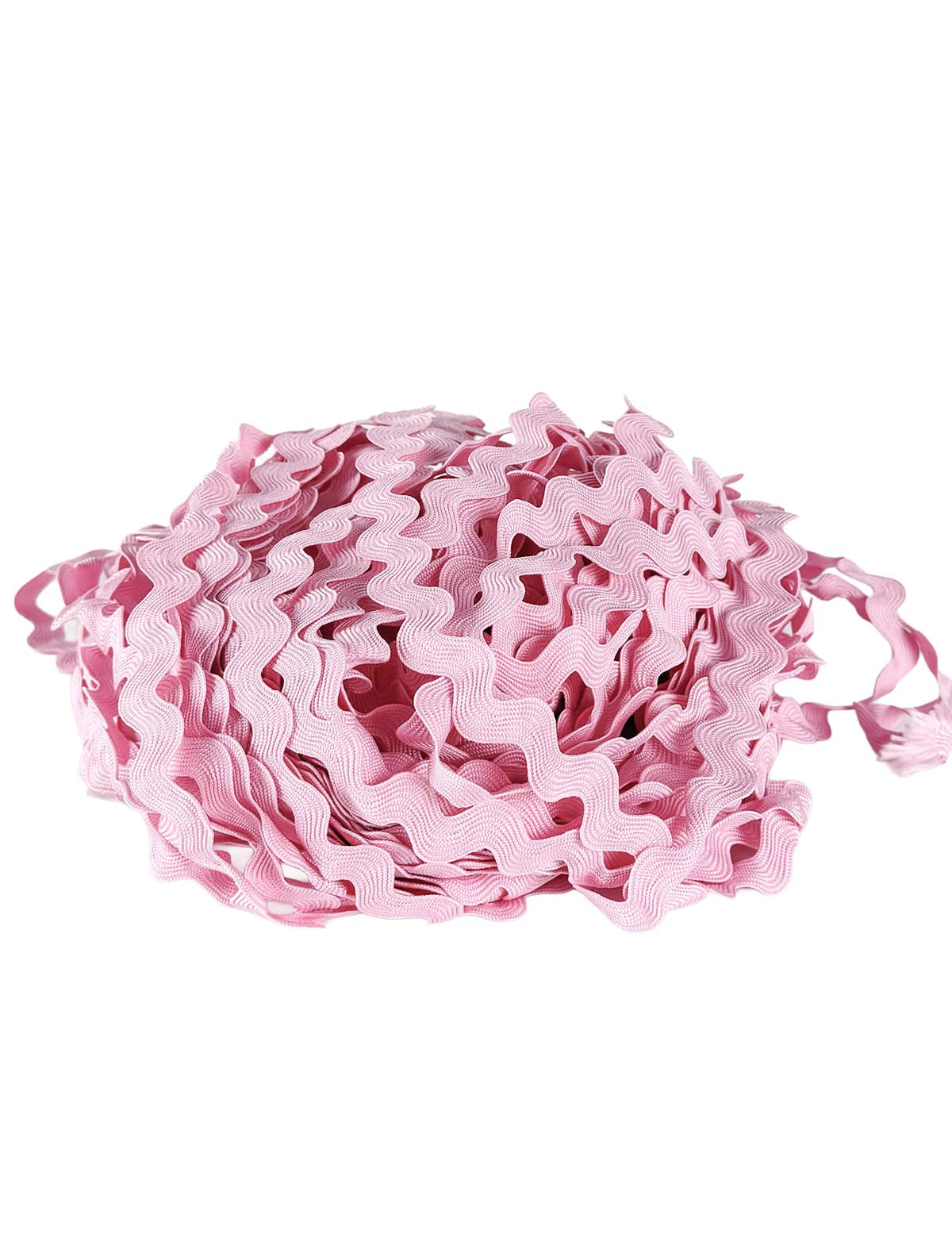 Licht roze Zigzagband 13 mm