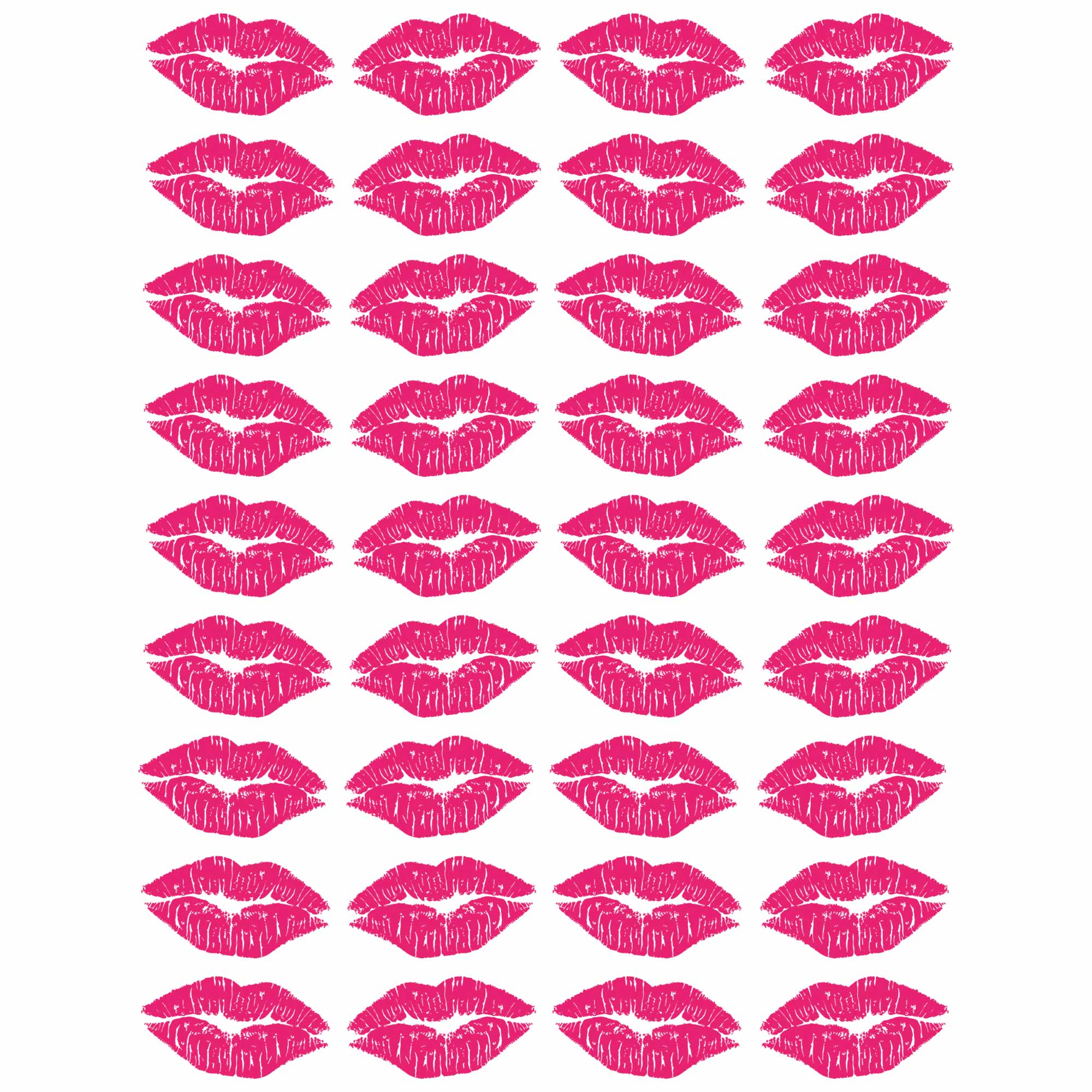 Kisses Pink – All-over transfervel