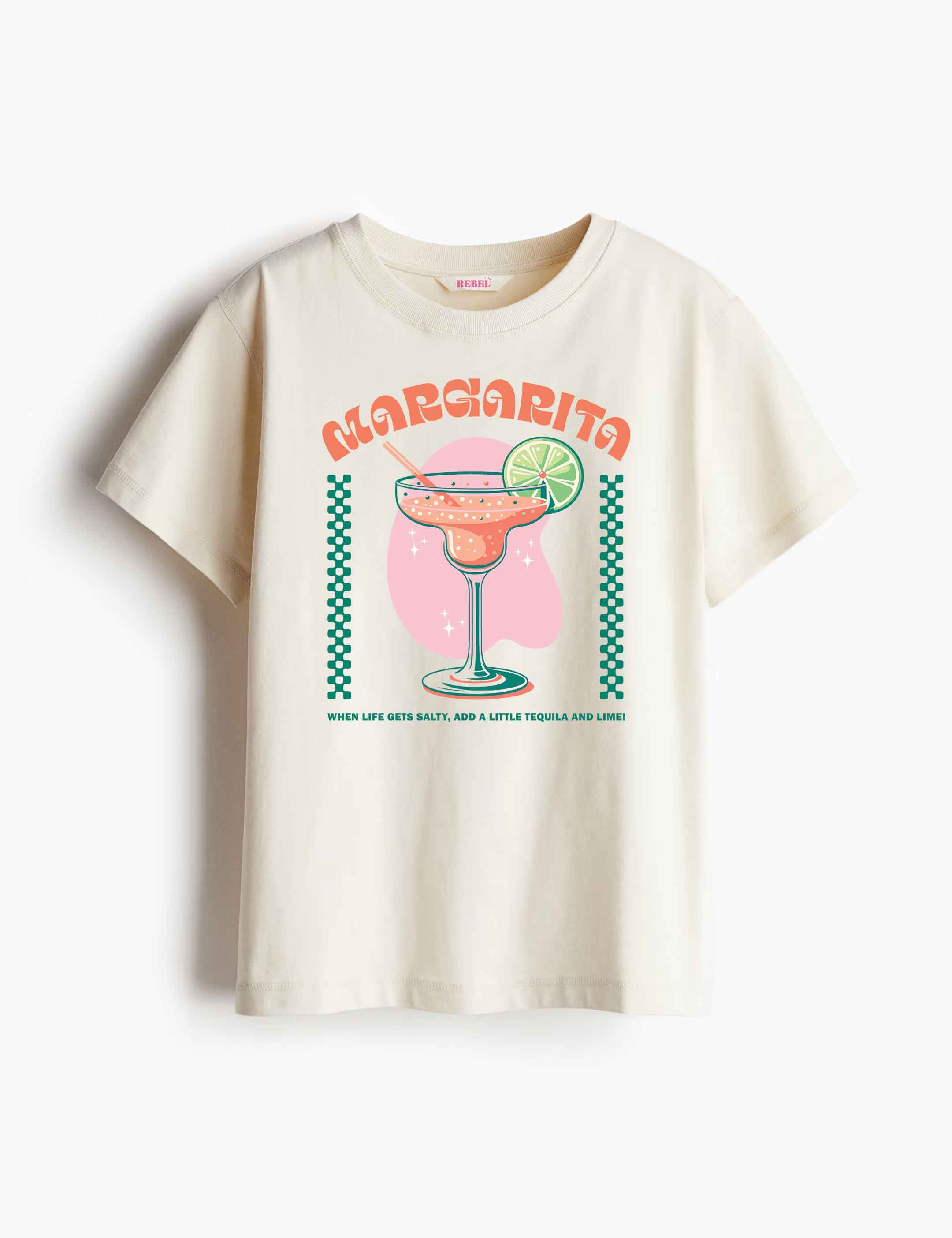 Margarita – Cocktail Club – Strijktransfer – op een T-shirt